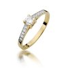 Pierścionek złoty 585 z brylantami 0,44ct W-364 zaręczynowy