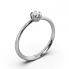 Pierścionek złoty 585 brylant 0,11ct zaręczynowy BR-016