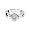 Pierścionek złoty 585 z brylantami 0,22ct W-362 zaręczynowy
