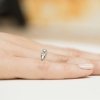 Pierścionek złoty 585 z brylantami 0,12ct zaręczynowy W-414