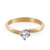 ARTES-Pierścionek z brylantem 0,25ct AB-1 