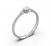 Pierścionek złoty 585 brylant 0,11ct zaręczynowy BR-041