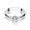 Pierścionek złoty 585 z brylantem 0,23ct zaręczynowy W-36