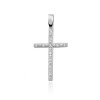 Zawieszka złota 585 krzyżyk z brylantami 0,05ct K-4