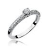 Pierścionek złoty 585 z brylantami 0,36ct W-200 zaręczynowy