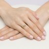 Pierścionek złoty 585 brylanty 0,13ct W-555