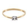ARTES-Pierścionek z brylantem 0,12ct AB-31  PR. 585