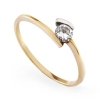 ARTES-Pierścionek z brylantem 0,16ct AB-23 PR. 585