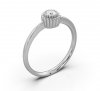 Pierścionek złoty 585 brylant 0,11ct zaręczynowy BR-115
