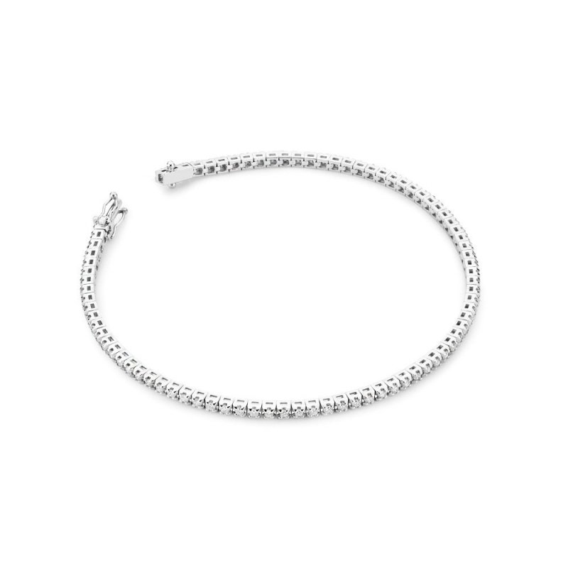 Bransoletka złota 585 z brylantami 1,20ct B-39150