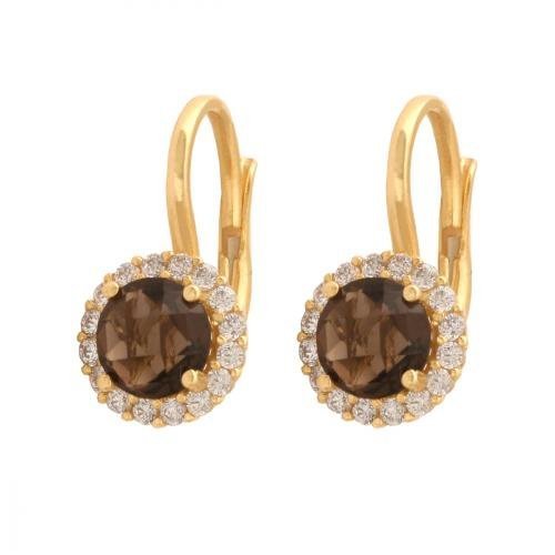 Kolczyki złote 585 wiszące - 32100