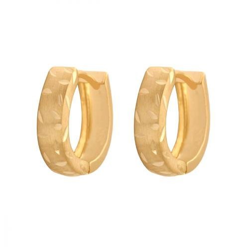 Kolczyki złote 585 koła - 33729