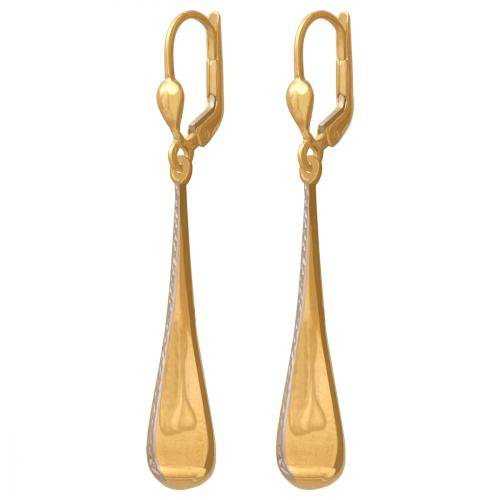 Kolczyki złote 585 wiszące - 40079