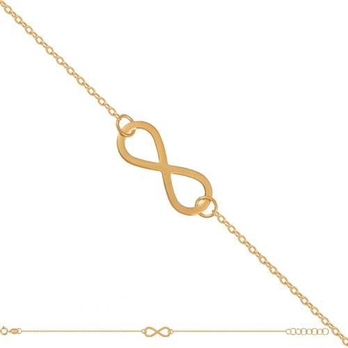 Bransoletka złota, damska 585 - Br100