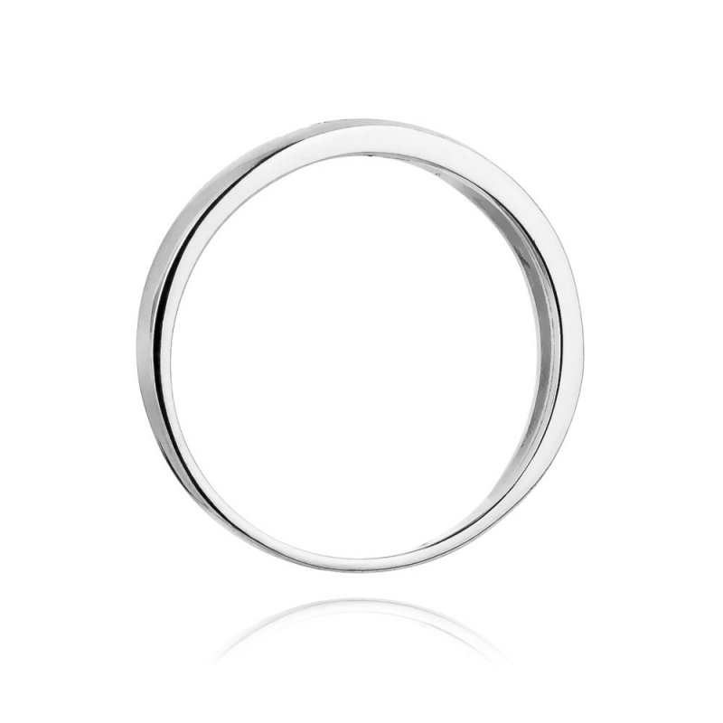 Pierścionek złoty 585 z brylantem 0,05ct zaręczynowy W-235