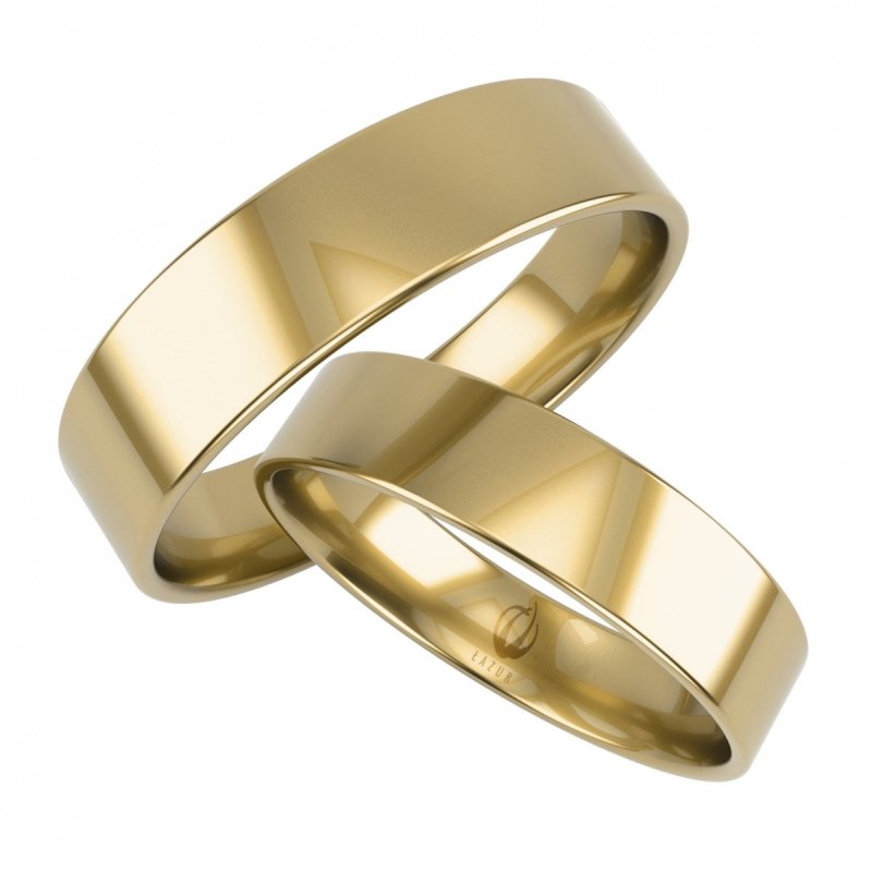 Obrączki złote 585 klasyczne 5mm 14k 