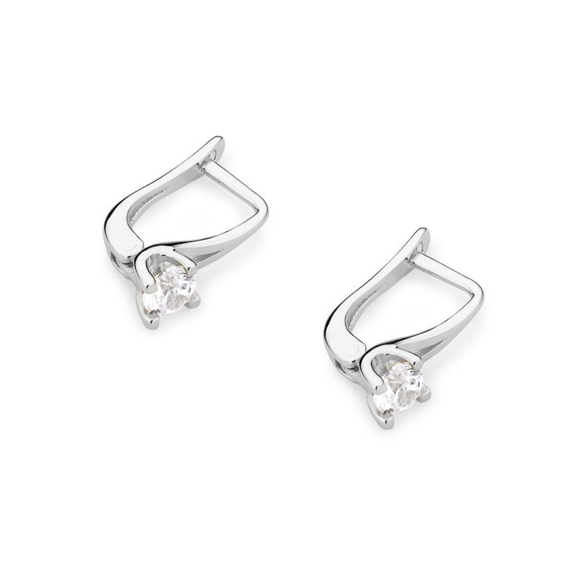 Kolczyki złote 585 brylantami 0,40ct KO381 angielskie