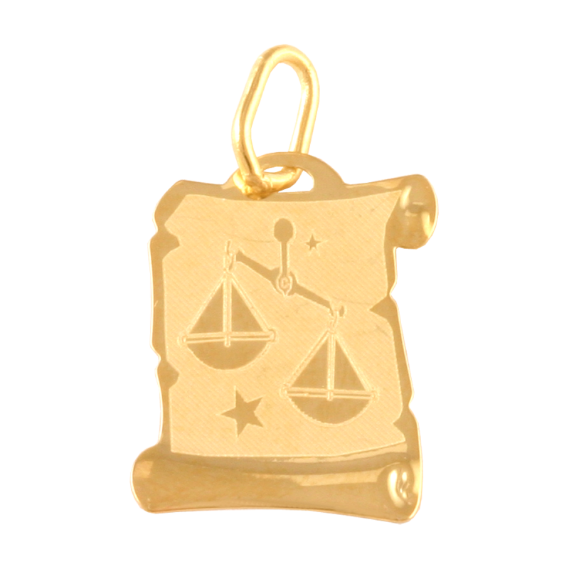 Zawieszka złota 585 znak zodiaku Waga