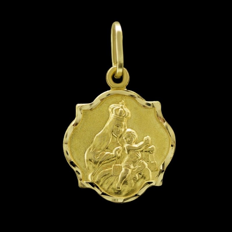 MEDALIK ZŁOTY 585 SZKAPLERZ ZAWIESZKA