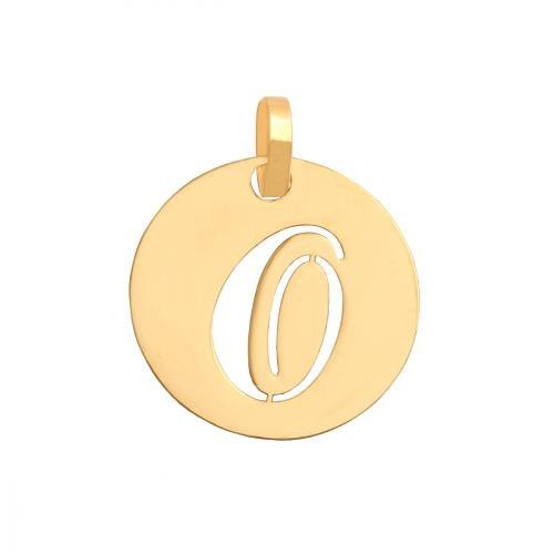 Zawieszka złota 585 litera, literka O -  34549