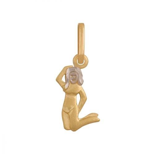 Zawieszka złota 585 znak zodiaku Panna - Zfpan