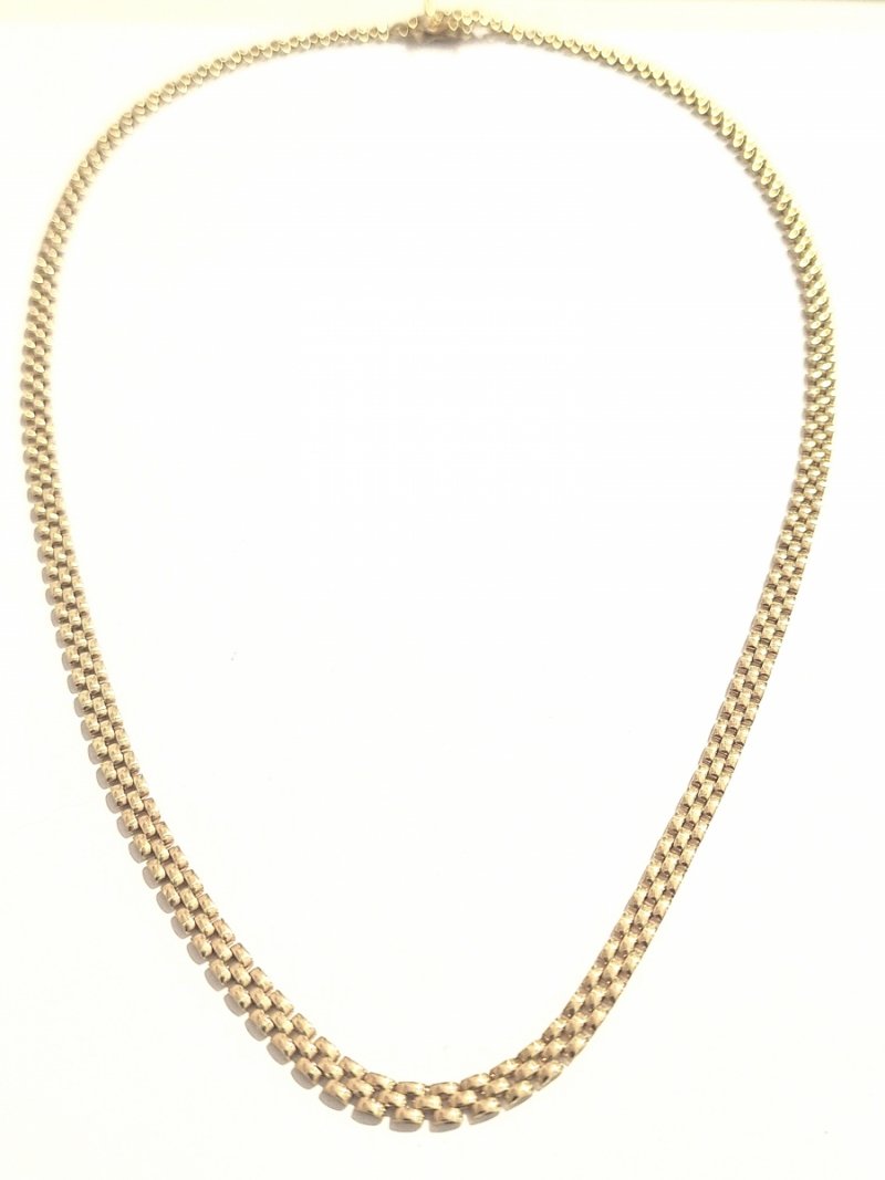 ZŁOTY NASZYJNIK 585 OZDOBNY 3,8mm SUPER 13.08g 