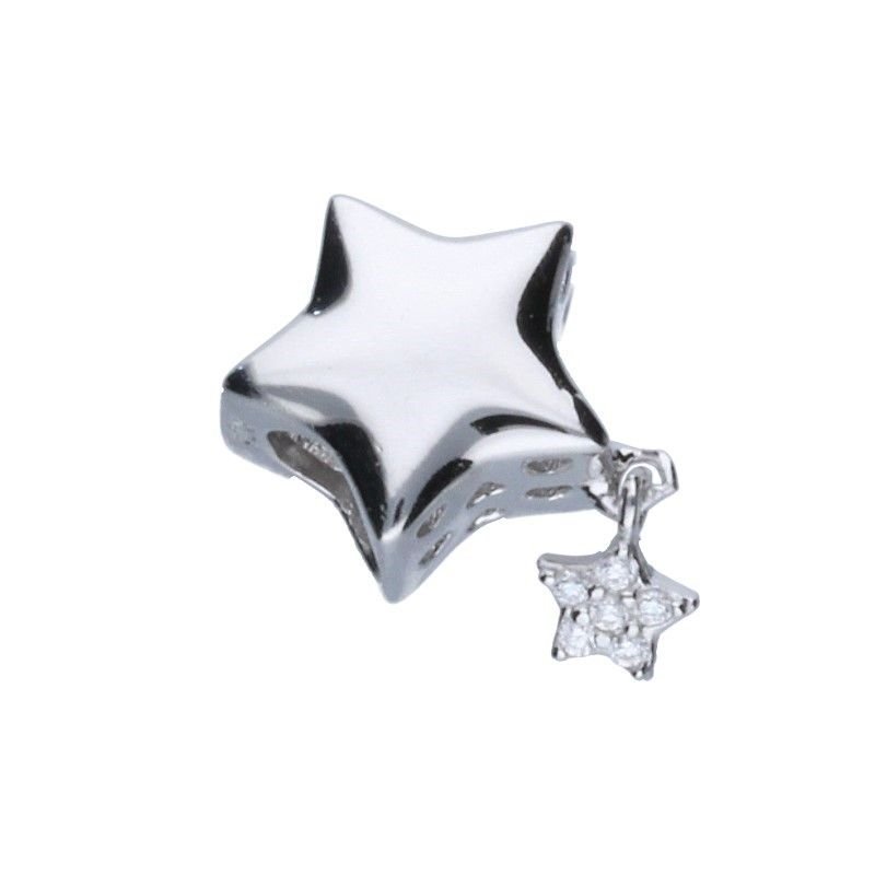 ZAWIESZKA WISIOREK SREBRNY 925 GWIAZDA GWIAZDKA KORALIK