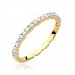Pierścionek złoty 585 diamenty naturalne 0,18ct W0531 