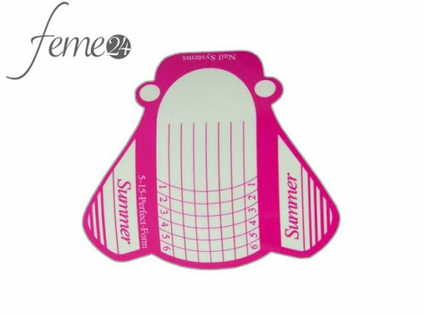 Formy szablony do paznokci 100 sztuk summer szerokie