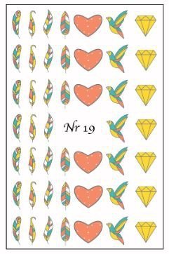 Naklejki wodne na paznokcie 19