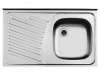 Zlewozmywak Alveus Primal 30 50x80 cm 1-komorowy INOX +syfon