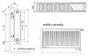 Purmo CV22 600x900 Grzejnik panelowy pokojowy