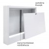 Szafka natynkowa rozdzielacza 5-6 obwodów Skrzynka rozdzielacza Ocynkowana 485x580x110 mm