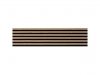 Lamele ścienne Woodline panel akustyczny na czarnym filcu Dąb jasny 30x270 cm