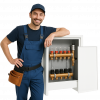 Szafka natynkowa rozdzielacza 12-14 obwody Skrzynka rozdzielacza Ocynkowana 1130x580x110 mm