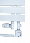 Grzałka elektryczna 600 W do grzejnika łazienkowego biała