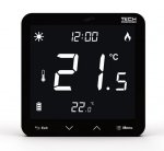 Tech ST-297z v3 czarny regulator temperatury dobowy przewodowy 230 V