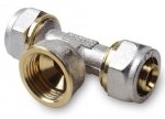 Trójnik Pex 16x1/2 GW Alupex skręcany mocny