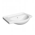 Umywalka Defra Roberto 50 Ceramiczna biała meblowa 50x41 cm