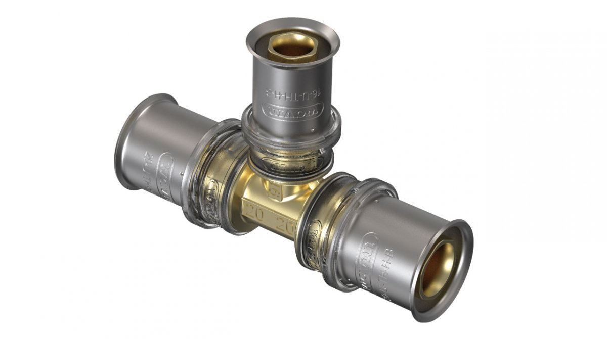 Wavin Pex trójnik 20x20x16 Tigris M5 Zaprasowywany - Foxhurt