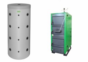 Sas Varmo Plus 20 kW kocioł zgazowujący drewno + bufor ciepła BST 800 l