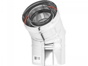 Poujoulat kolano 80/125 EC 45 stopni