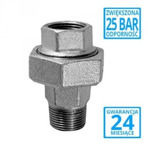 Śrubunek Ocynkowany 1 1/2 płaski WZ nr7 6/4 