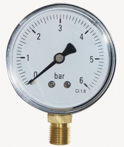 Manometr techniczny do 6 bar 1/4 63 mm dolny radialny