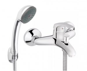 Ferro Basic bateria wannowa z zestawem natryskowym