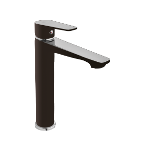 Bateria umywalkowa wysoka Invena Dokos Bateria czarna