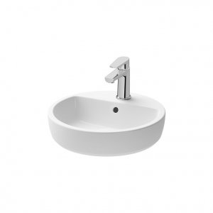Umywalka Cersanit Caspia Ring 44 cm Ceramiczna okrągła nablatowa