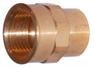 Mufa mosiężna do lutowania 22x3/4 gwint wewnętrzny