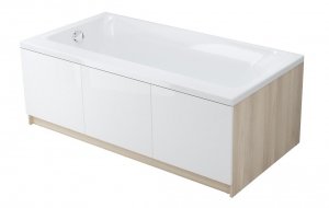 Wanna akrylowa Cersanit Smart 160x80 cm Prostokątna, Prawa