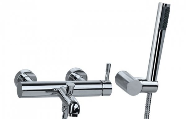 Valvex Bateria wannowa ścienna Vegane komplet